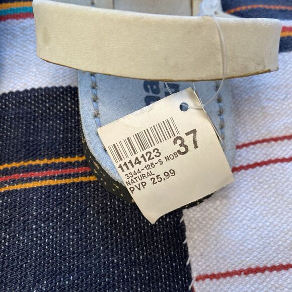 NWT Natural Sur Avarca Leather Sandals. Spain. Menorquinas. Slingback Strap. 37 - Picture 6 of 12